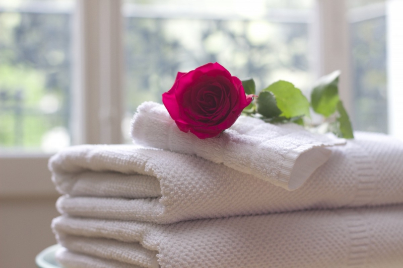 chambre-hote-GARS-min_towel_rose_clean_care_salon_spa_white_bath-731641